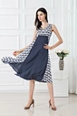 V Neck Skater Dress